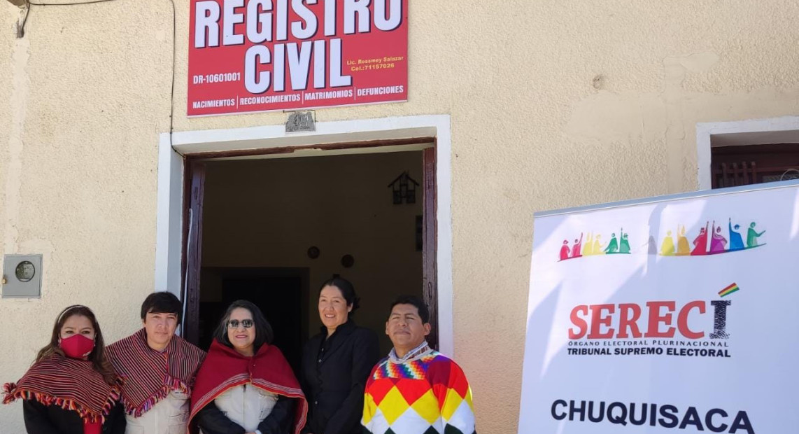Chuquisaca: Tarabuco vuelve a tener una Oficial de Registro Civil después de cinco años 