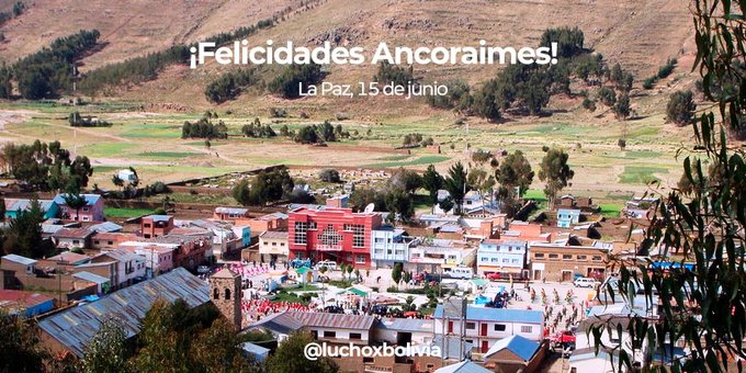 Presidente saluda a Ancoraimes en su aniversario