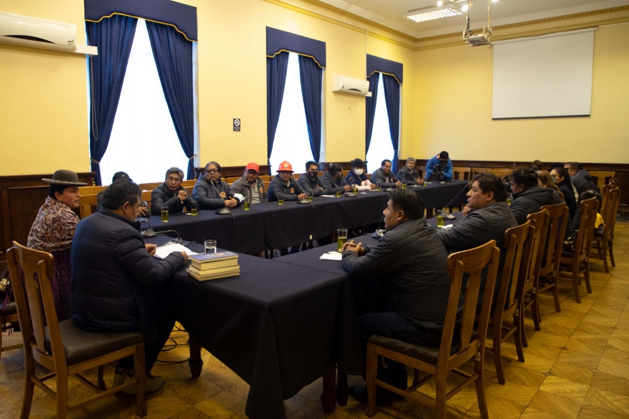 COR El Alto compromete trabajo conjunto con el Gobierno para la reactivación económica