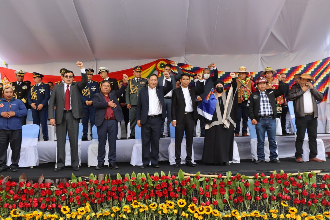 Gobernador Quispe: Veo que el Gobierno está trabajando y hay un buen apoyo a La Paz