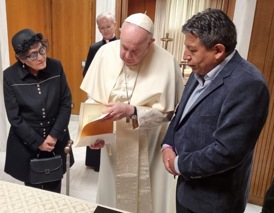 El Vicepresidente y el Papa Francisco hablaron de la Madre de Tierra