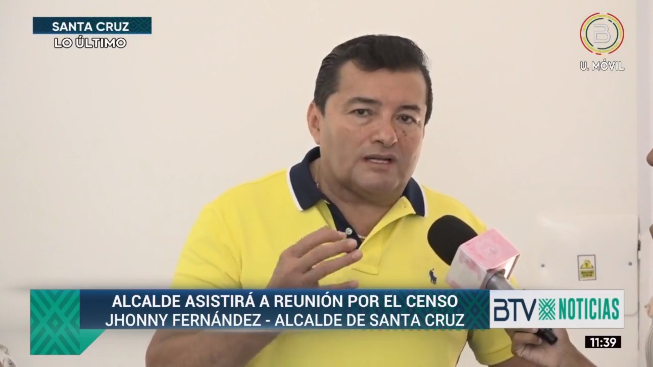 Alcalde de Santa Cruz asistirá al Encuentro Plurinacional por el Censo