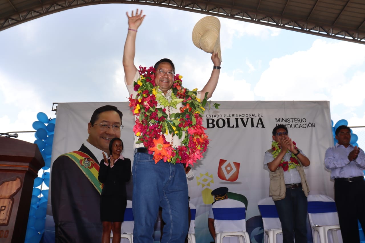 Arce defiende su legitimidad ante quienes añoran y quieren reeditar el golpe de Estado de 2019