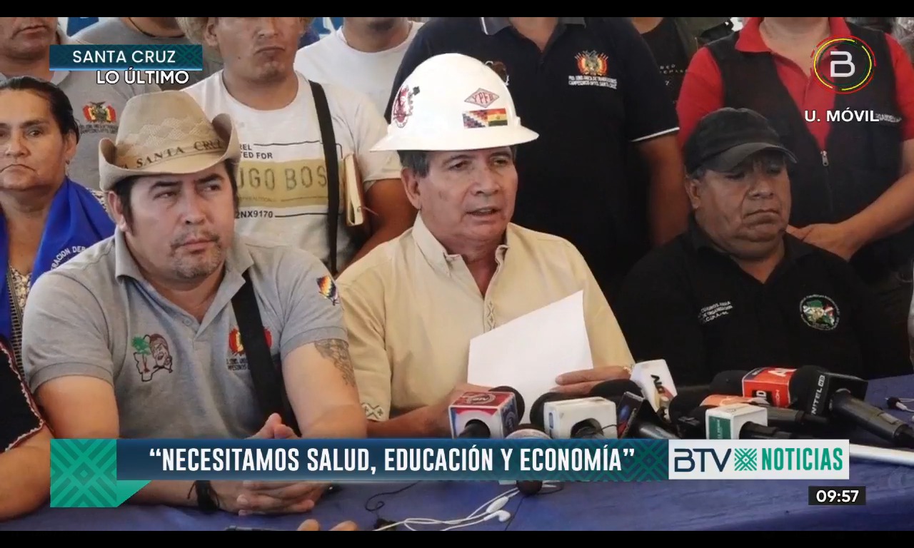 Campesinos preparan cerco a Santa Cruz desde este miércoles