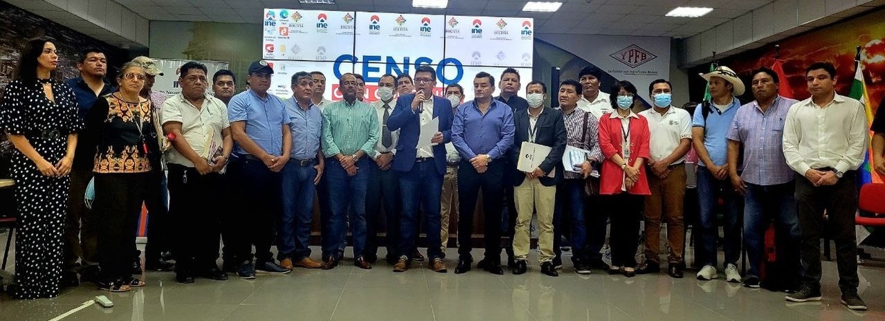 Instituciones de Santa Cruz reciben formalmente información del Censo