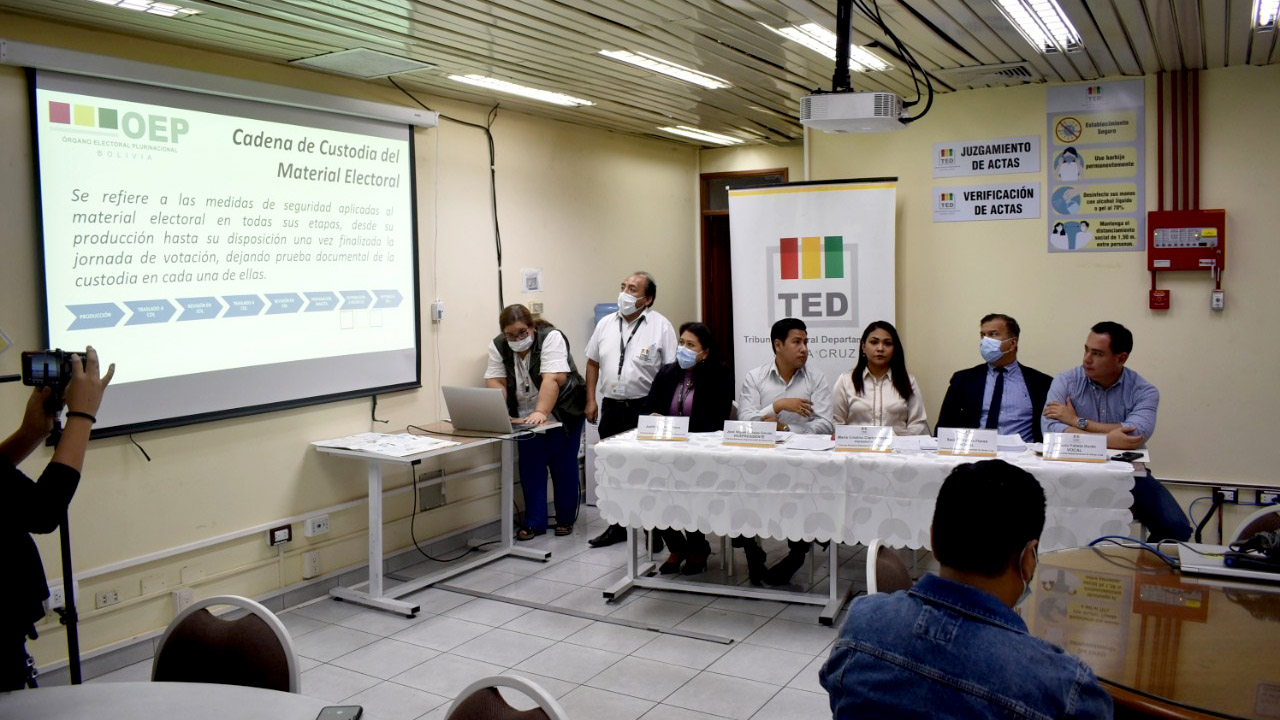 Candidatos y organizaciones políticas de La Guardia y San Javier suscriben “acuerdo de paz por una elección segura”