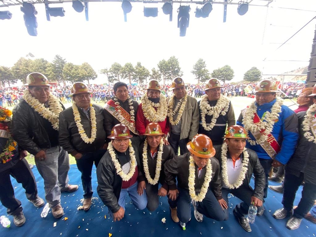 Vicepresidente resalta la “participación organizada” del sector minero para recuperar la democracia