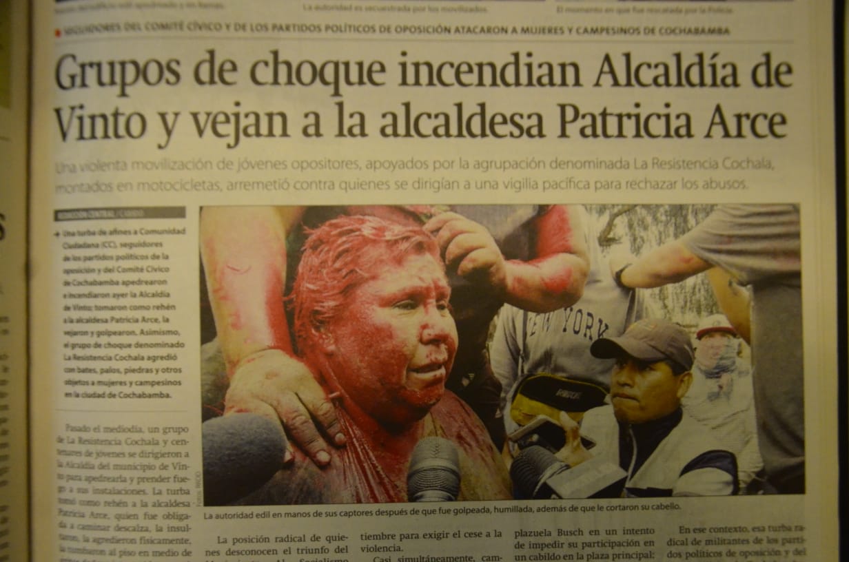 Golpe de Estado 2019: Vejación, quema de viviendas, persecución política y 600 autoridades investigadas