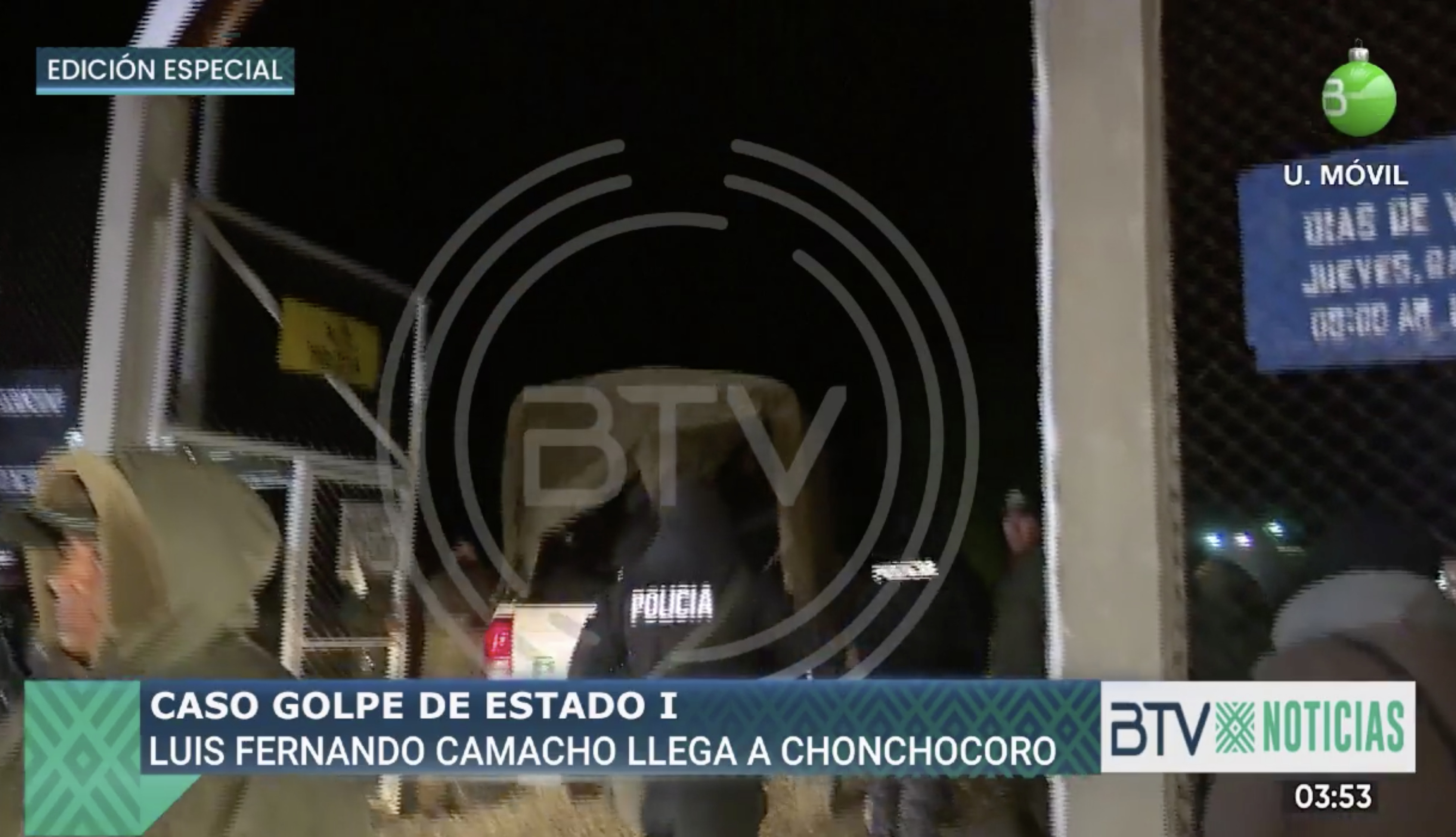 Fernando Camacho ya está en Chonchocoro