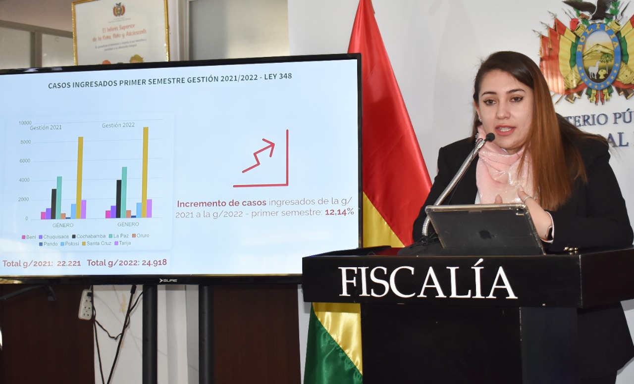 Las denuncias por violencia de género se incrementan 12,1% en relación a 2021 