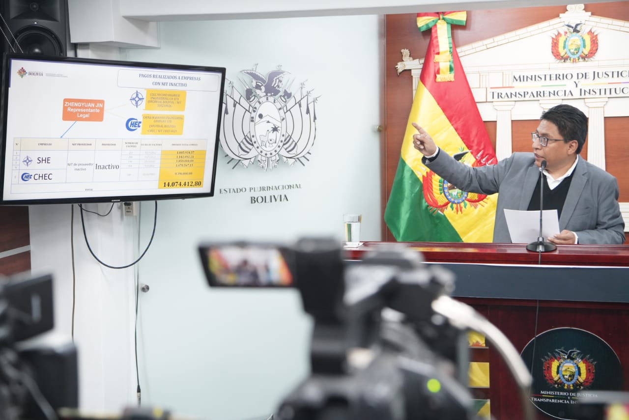 Envían a la cárcel al ciudadano chino y al boliviano por irregularidades en la contratación para la vía Sucre-Yamparáez