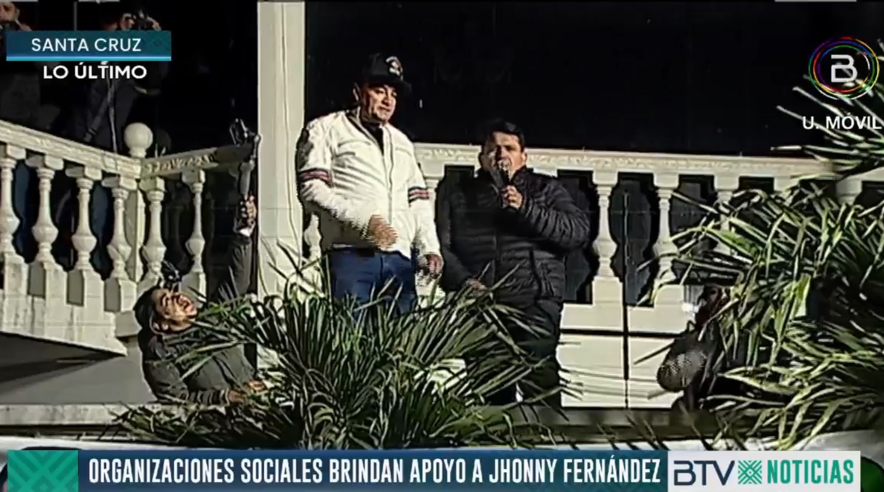 Sectores sociales de Santa Cruz expresan su respaldo al alcalde Jhonny Fernández