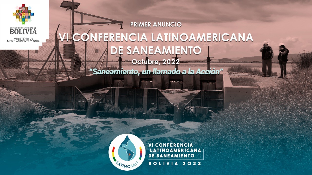 Bolivia será sede en octubre próximo de la Conferencia Latinoamericana de Saneamiento 
