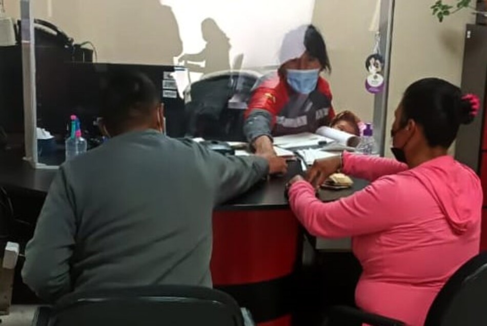 Tramitadora recibe beneficios sociales con la gestión del Ministerio de Trabajo