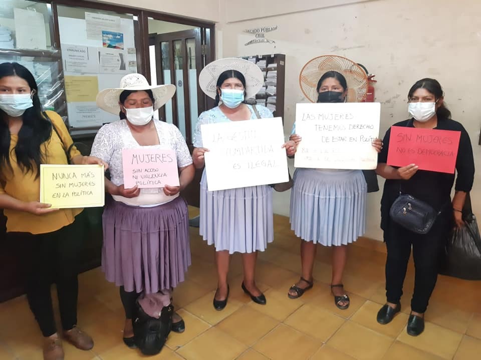 Bolivia registra 575 denuncias por violencia y acoso político en contra de las mujeres 