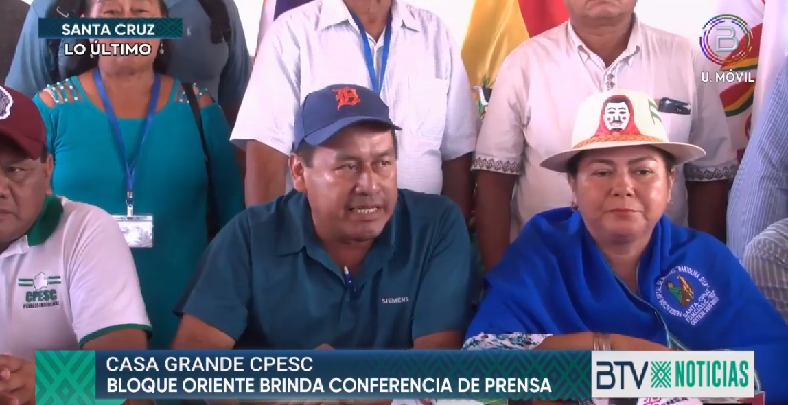 Organizaciones indígenas y campesinas de Santa Cruz exigen a víctimas de avasalladores aportar pruebas y no estigmatizarlos