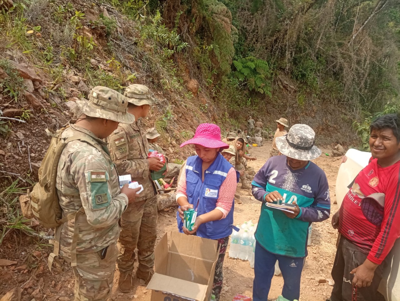 Salud refuerza brigadas médicas en los Yungas de La Paz para atender a los afectados por incendios