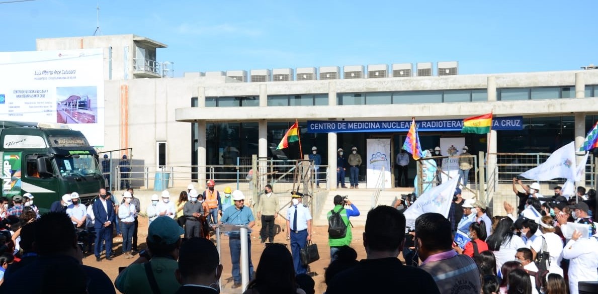 Centro de Medicina Nuclear de Santa Cruz tiene un avance del 86%