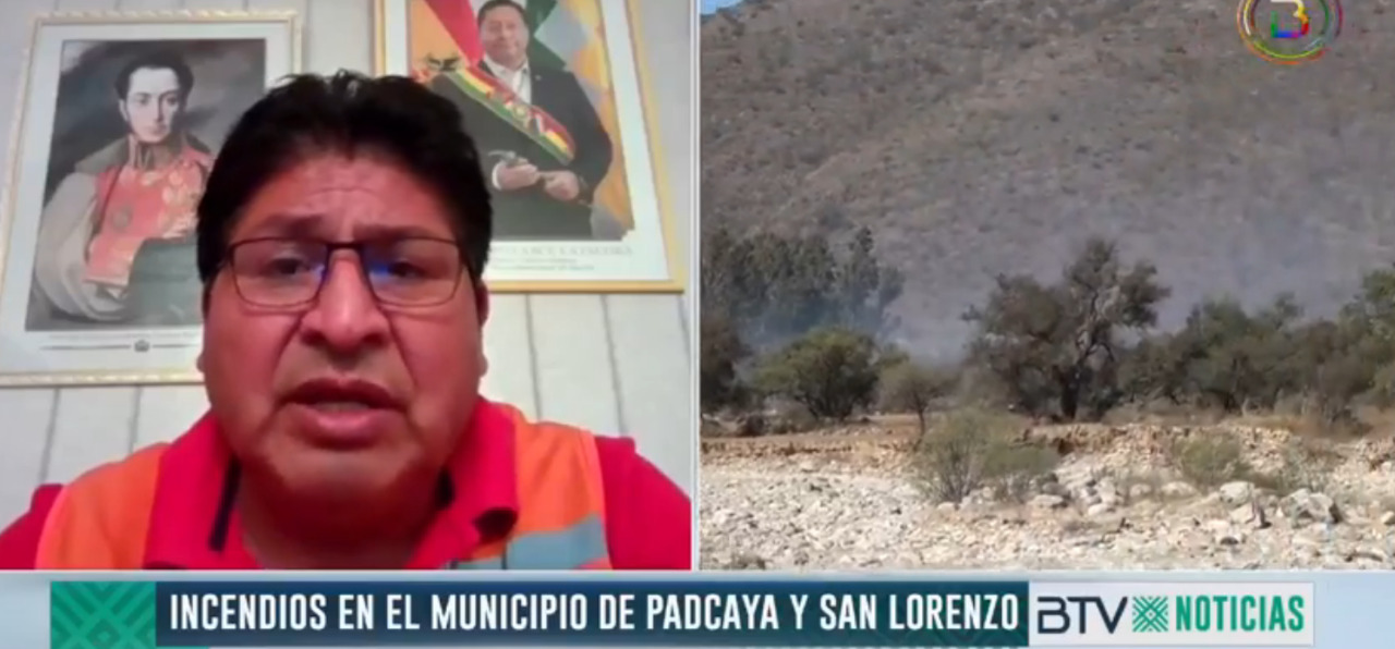 Incendios forestales en Padcaya y San Lorenzo fueron sofocados