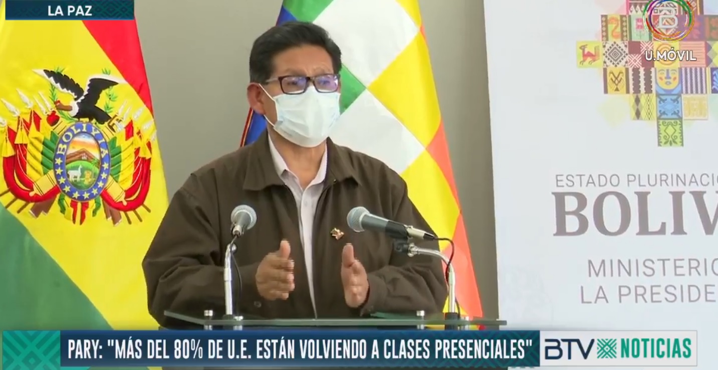 Ministro Pary afirma que se entregaron 3.300 ítems para educación