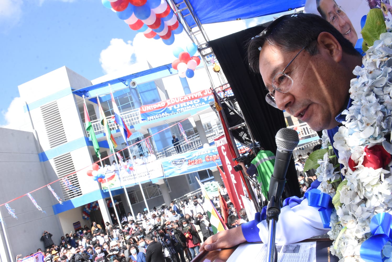 Gobierno inaugura la unidad educativa “Juan Capriles” en El Alto con una inversión de Bs 4,5 millones (amplia)