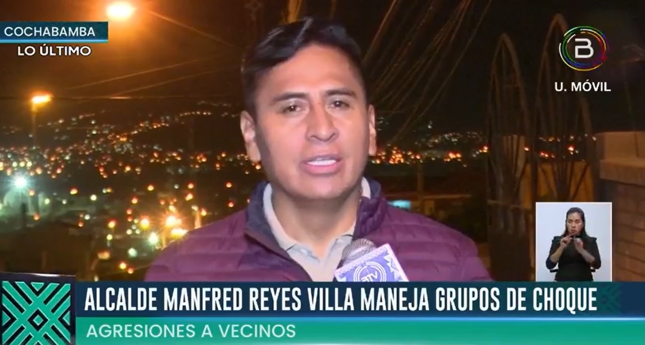 Denuncian que grupo de choque de Reyes Villa agredió físicamente a un vecino del D-6 de Cochabamba