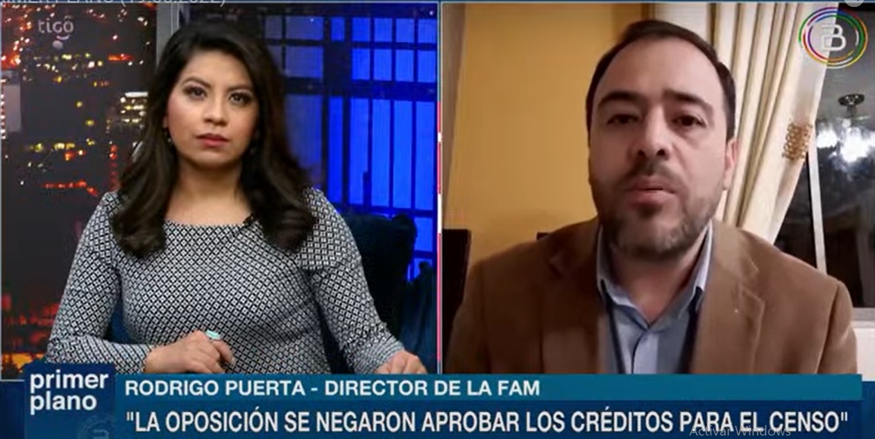 FAM-Bolivia sobre propuesta de pre censo en La Paz: Es una idea que parece no tener asidero jurídico y técnico