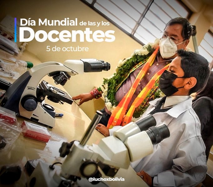 Presidente felicita a los docentes y les recuerda la importancia de avanzar hacia la calidad educativa 