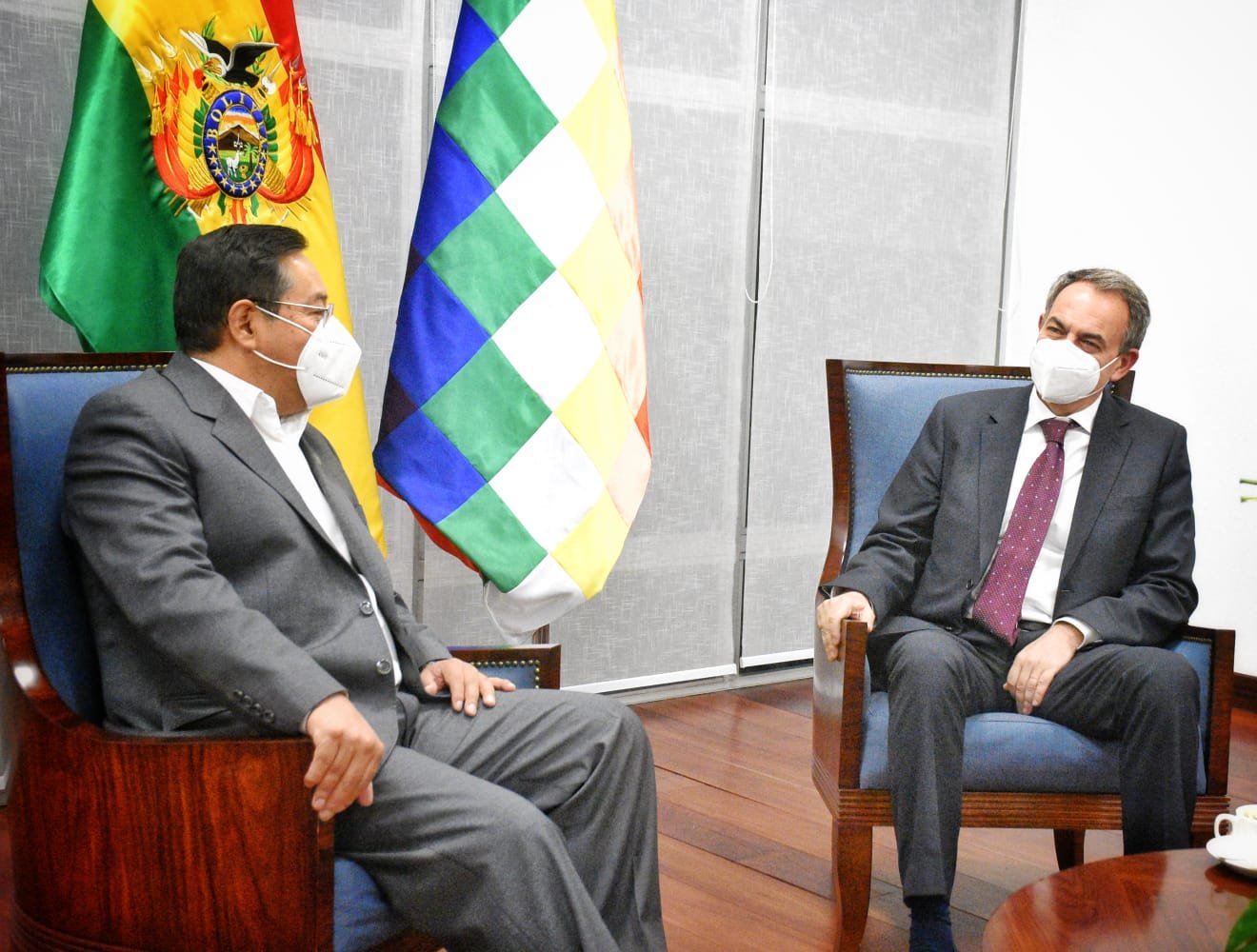 Arce y Rodríguez Zapatero se reunieron en La Paz y abordaron sobre Cumbre Unión Europea-Latinoamérica