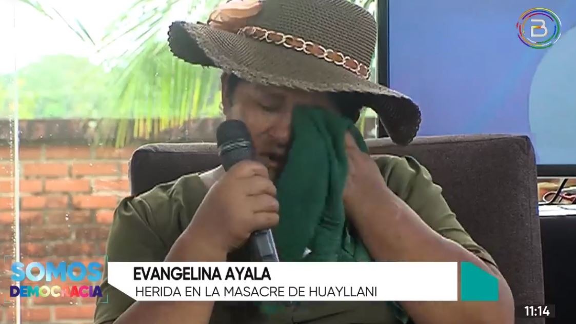 Evangelina Ayala, herida en la masacre de Huayllani: “Pido ayuda y justicia para las víctimas de Sacaba”