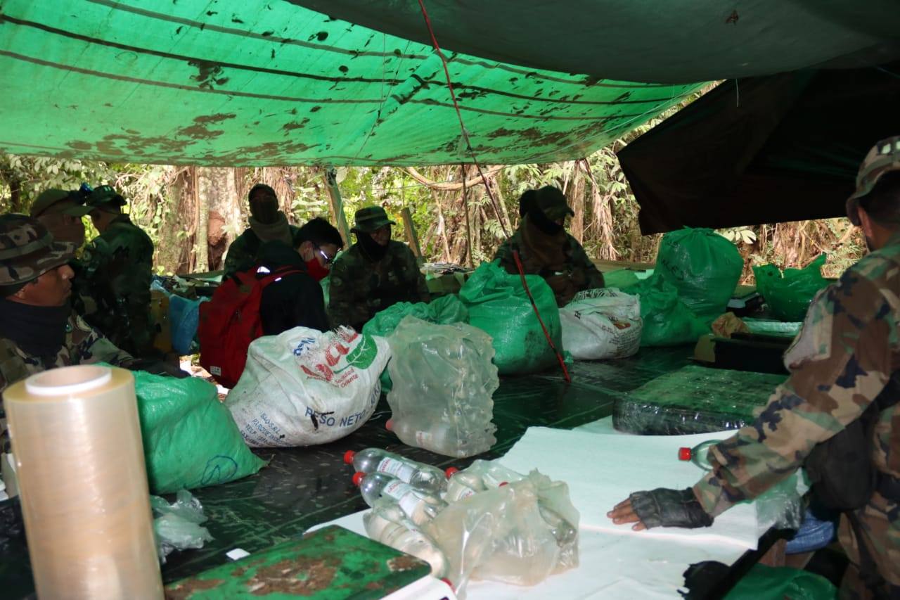 Hallan nuevo mega laboratorio de cristalización de cocaína en el parque Isiboro Sécure