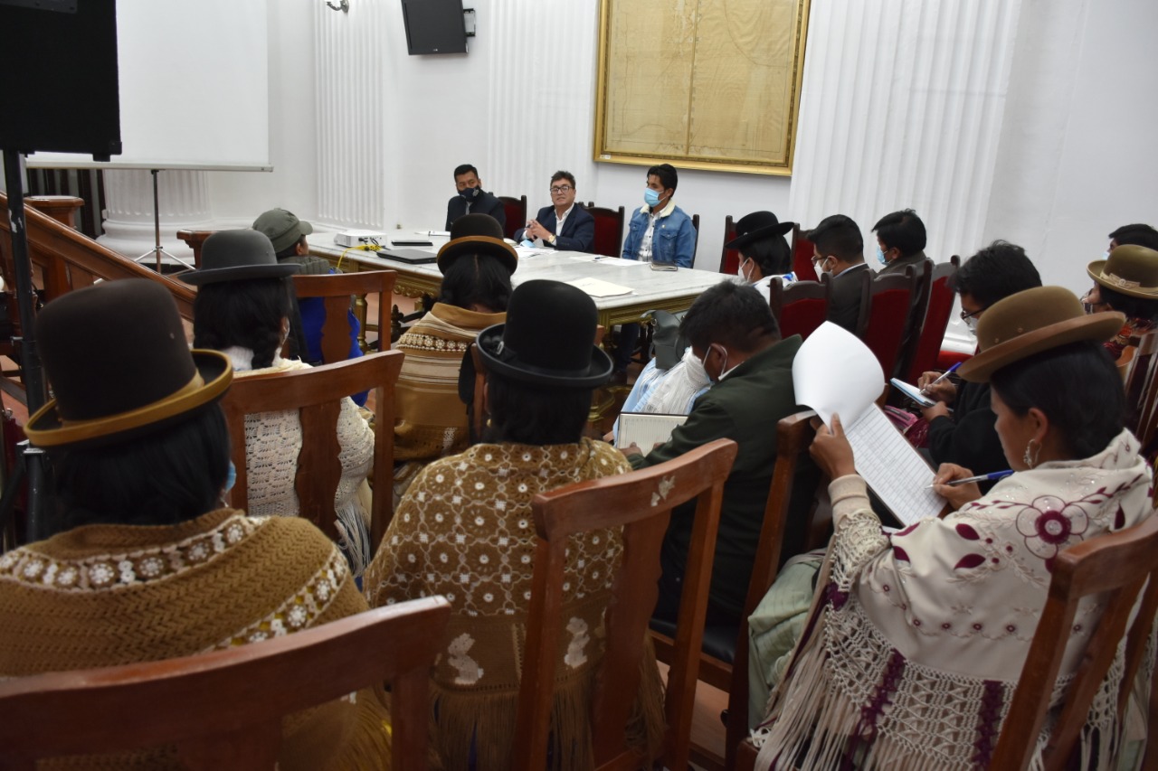 Ministerio de Minería informa el estado y proyecciones de esa Cartera a asambleístas de La Paz