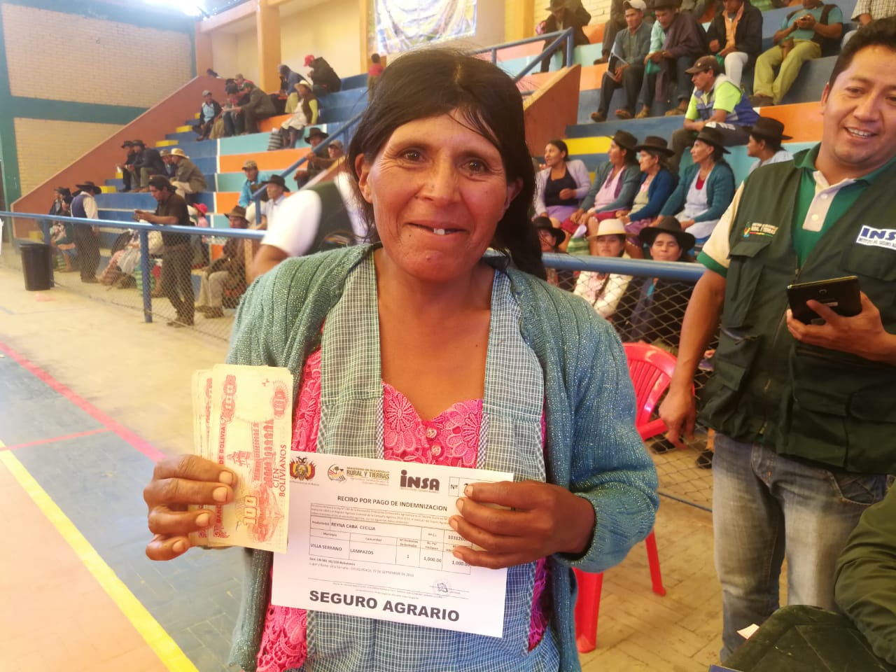 INSA prevé indemnizar a 40.000 pequeños productores con Bs 30 millones