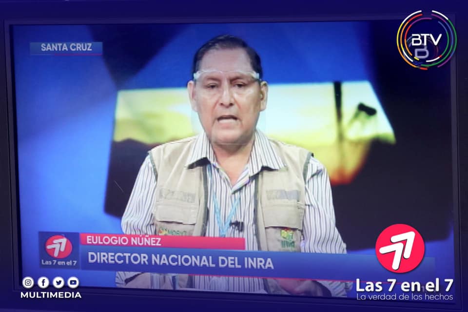 INRA ratifica que la reunión de la CAD de la Gobernación cruceña no cumplió las formalidades legales