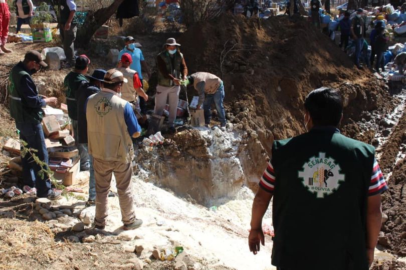 Senasag destruye 25 toneladas de productos que incumplían las normas sanitarias