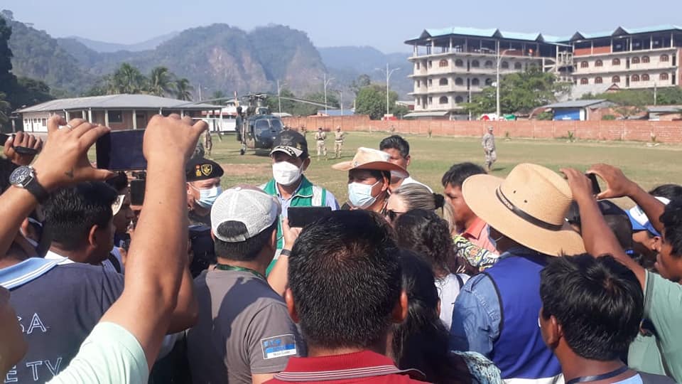 Viceministro de Defensa Civil coordina acciones para lucha contra incendios en Beni