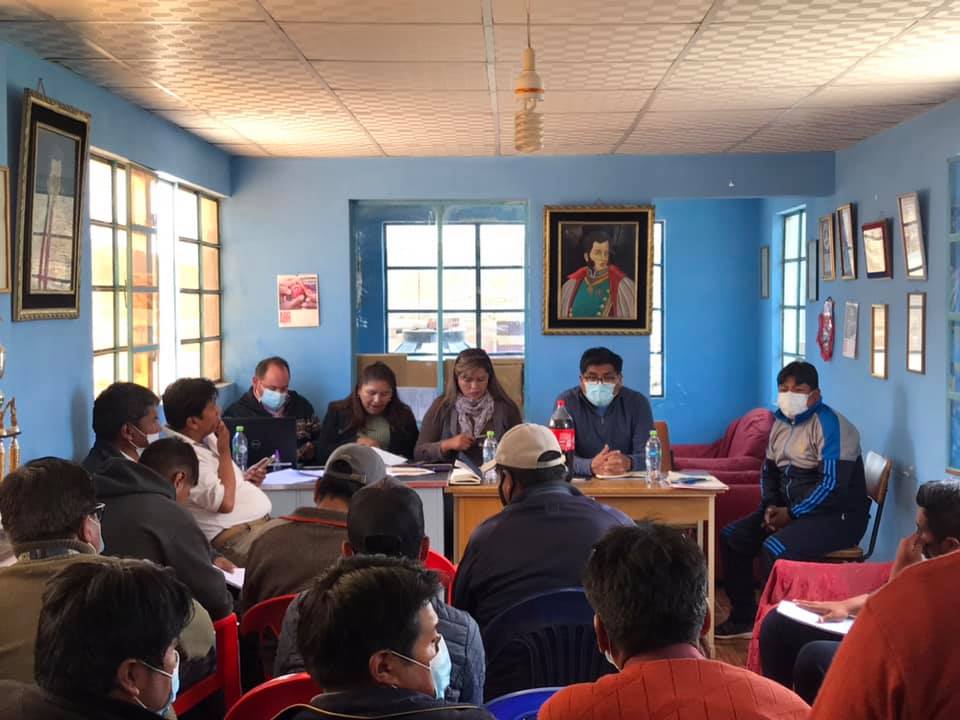 Ministro Huanca les explica la Ley 1386 a los transportistas de Oruro y les invita a participar de la reglamentación de esa norma