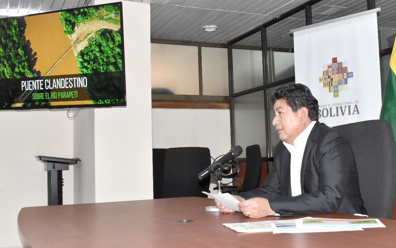 Gobernación cruceña dejó construir un puente sobre el río Parapetí que pone en riesgo a los usuarios y al medio ambiente