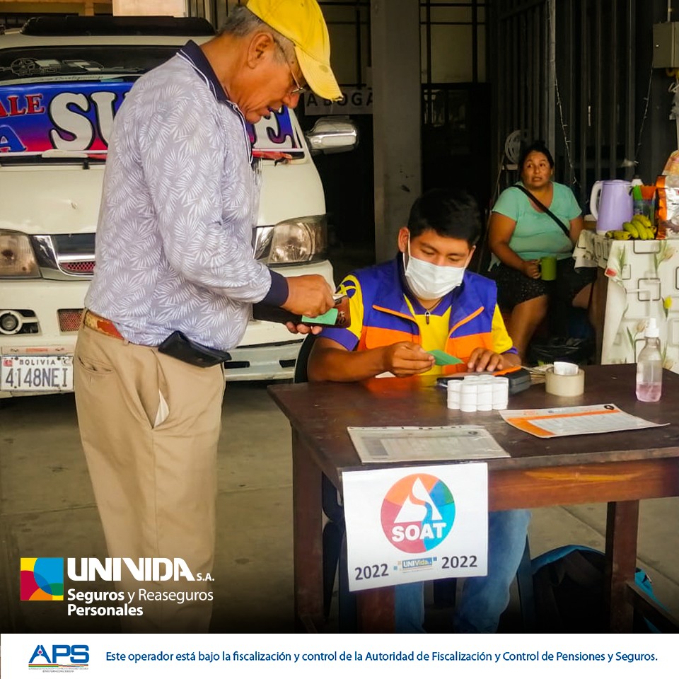 SOAT: UNIVida registró 1.203 accidentes y erogó Bs 9 millones en enero