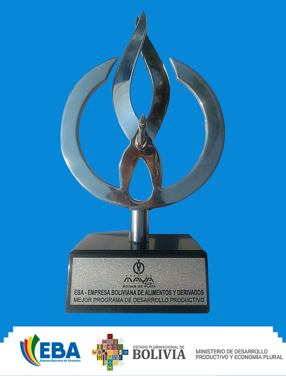 Estatal EBA recibe premio Maya 2021 al mejor Programa de Desarrollo Productivo