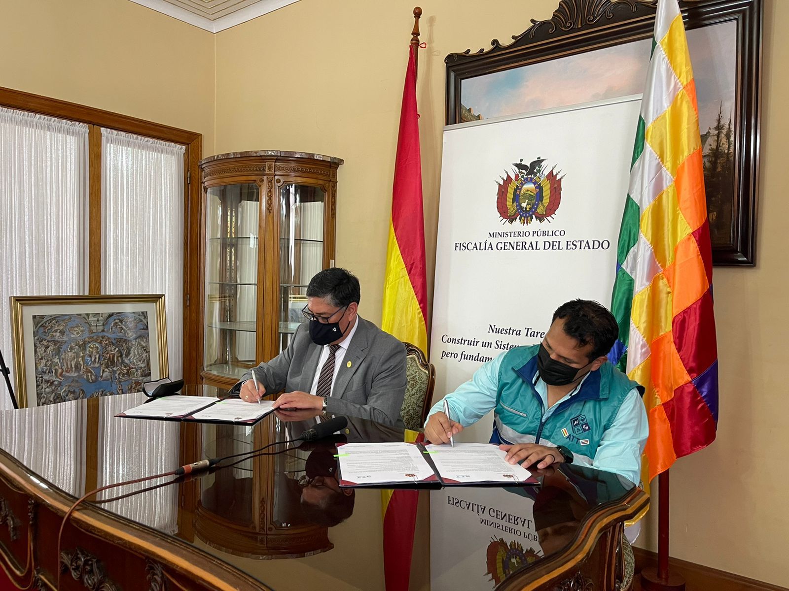ATT y la Fiscalía General suscriben convenio para desburocratizar los procesos de investigación