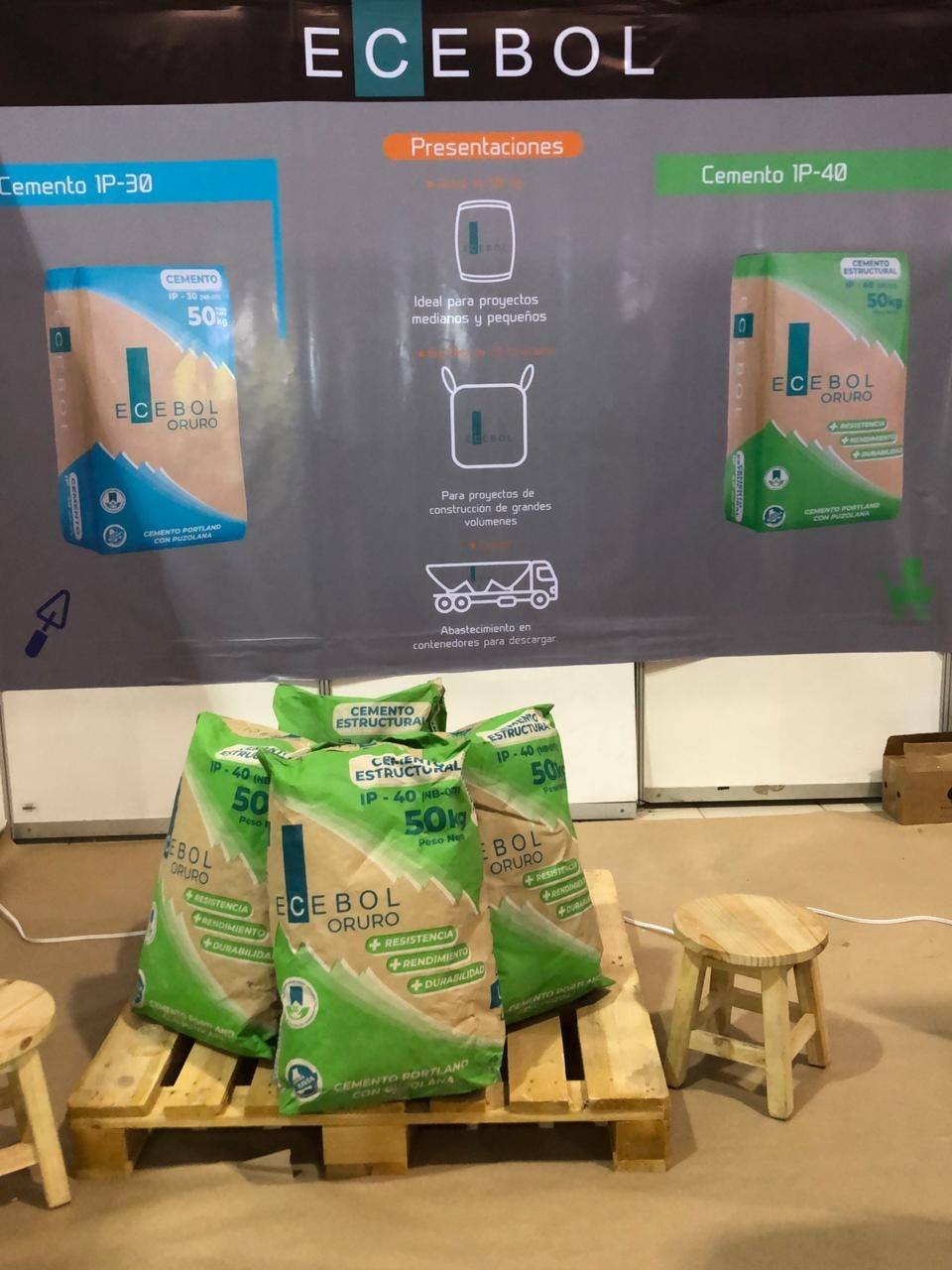 Ecebol de Oruro prevé generar Bs 463 millones con la venta de 573.000 t de cemento