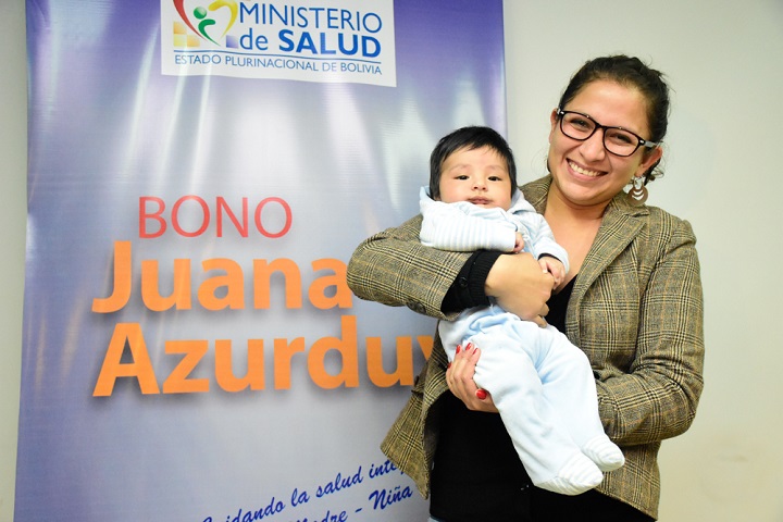 Bono Juana Azurduy benefició a 1,2 millones de mujeres en estado de gestación