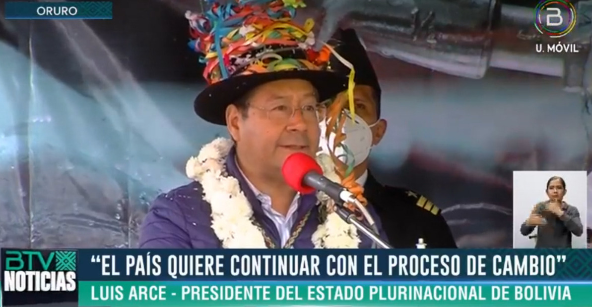 Presidente inaugura ampliación del sistema de agua potable en Santiago de Huari en Oruro (adelanto)