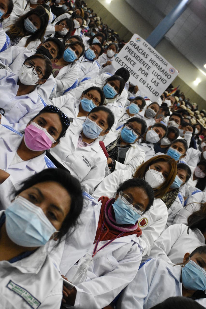 Luis Arce anuncia la construcción de dos hospitales de segundo y tercer nivel en Oruro