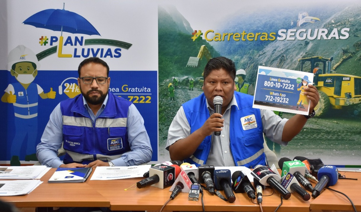 La ABC identifica 18 sectores de riesgo por lluvias en el país y garantiza transitabilidad en carreteras
