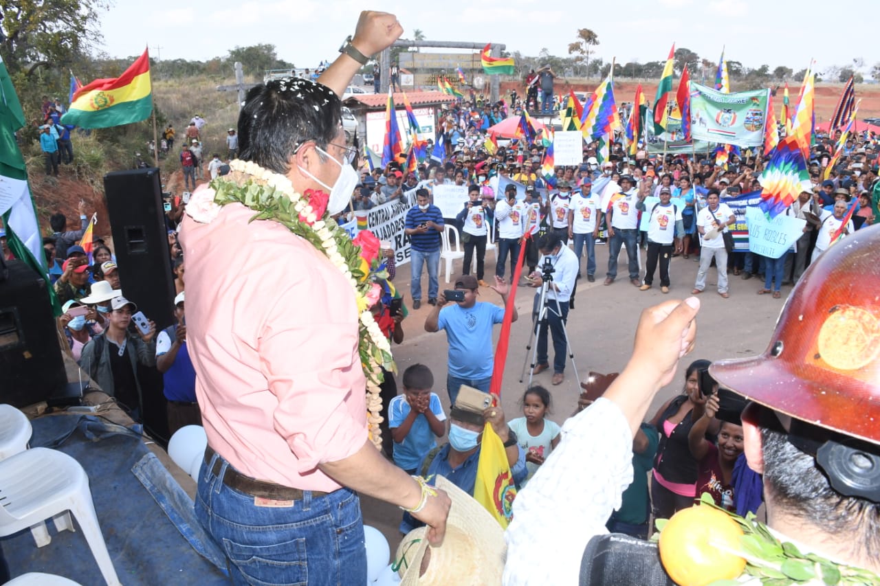 Presidente afirma que lucha de San Ignacio de Velasco por la democracia será recordada como un hecho fundamental de la historia