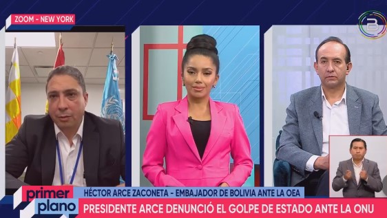 Embajador ante la OEA destaca posición histórica y valiente del discurso del presidente Arce en la Asamblea de la ONU