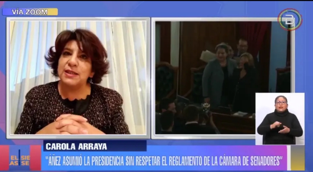 Exsenadora: En noviembre de 2019 había una estrategia para atacar a legisladores que estaban en la línea de sucesión constitucional