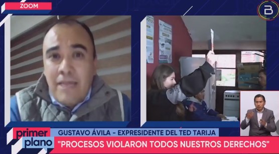 Expresidente del TED de Tarija pide proceso penal y sanción para responsables de la denuncia de fraude electoral